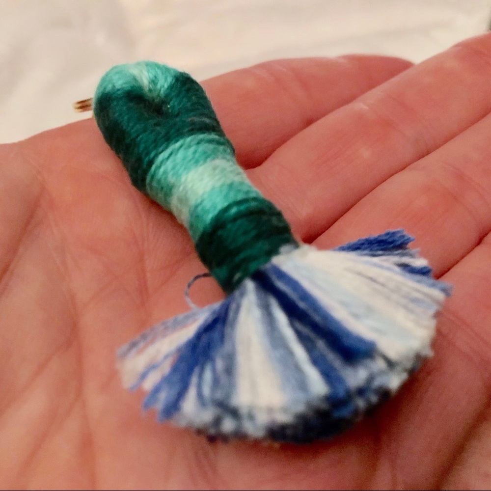 Hula Tassel Keychain/Purse Charm